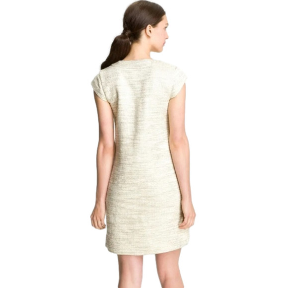 Kate Spade Heleen Gold Shift Sheath Dress Size 00 - Picture 3 of 13